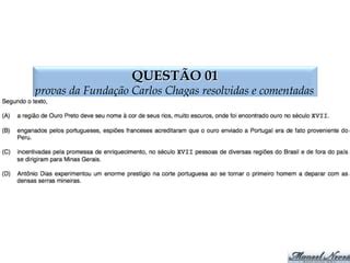 Prova De L Ngua Portuguesa Da Fcc Resolvida E Comentada See Mg Ppt