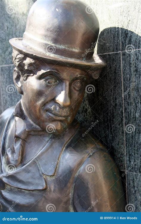 Charlie Chaplin statue stock photo. Image of sculpted, actor - 899914