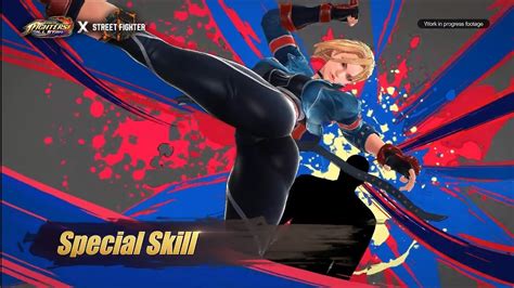 Kof Allstar X Street Fighter Cammy Whiteofficial Introduction Kof