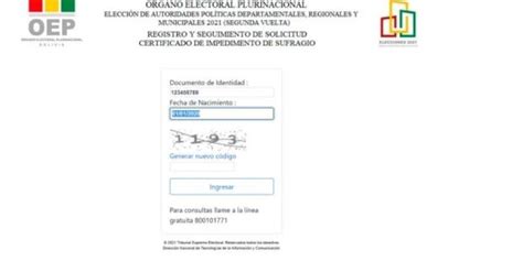 ¿cómo Solicitar El Certificado De Impedimento De Sufragio A Través De