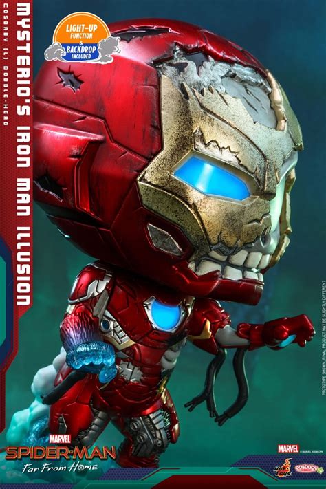 Hot Toys Mysterios Iron Man Illusion Cosbaby L Bobble Head