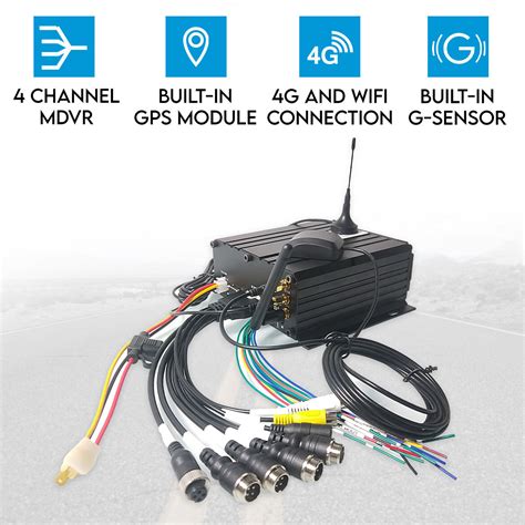 4ch Mdvr Gps Tracking 4g Wifi 1080p Ahd Hdd Fleet Monitoring Dvr Fuel