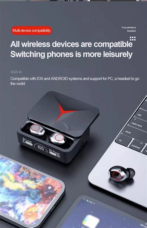 2023 Top Quality Wireless Earbuds Audifonos M90 Max Pro Tws Earbuds V53 True Stereo Hifi Hands