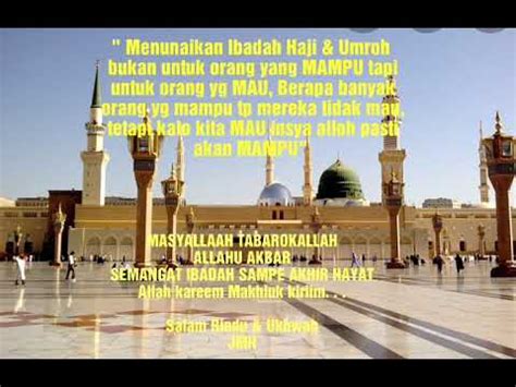 Berangkat Umroh Haji Kata Motivasi Julian Maulana Habibi Youtube