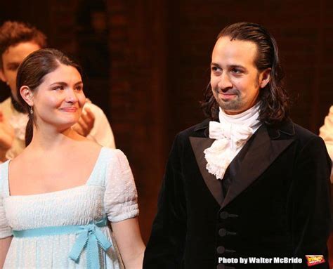 Last Show At Hamilton For Lin Manuel Miranda Phillipa Soo And Leslie