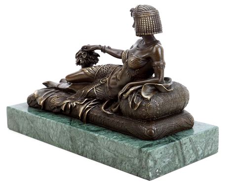 Erotic Nude Sculpture Egyptian Pharaoh Cleopatra J Patoue