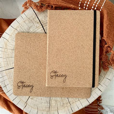 Personalised Cork Notebook Kikki Franki