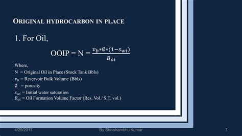 Reserves Estimation Volumetric Method Ppt