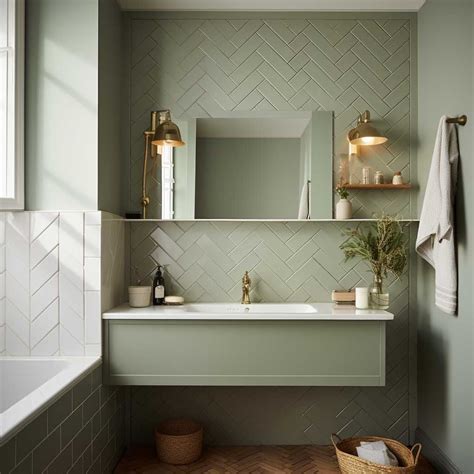 10 Ways To Incorporate Sage Green Into Your Modern Bathroom • 333