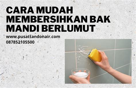 Cara Mudah Membersihkan Bak Mandi Keramik Yang Berlumut