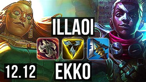 Illaoi Vs Ekko Top Rank 6 Illaoi 7 Solo Kills Legendary 1223