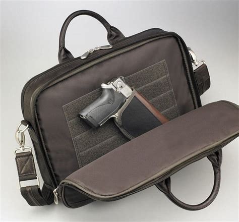 Gtm 155 Brn Men S Concealed Carry Briefcase With Images Ccw Concealed Carry Concealed Carry