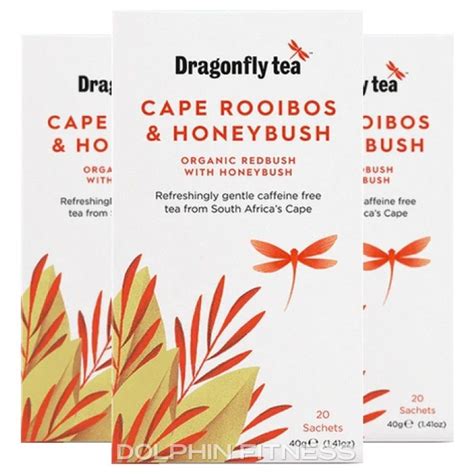 Dragonfly Tea Organic Cape Rooibos And Honeybush 4 X 20 Teabags