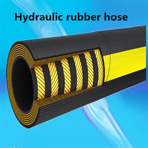 Steel Wire Reinforced Rubber Hose Hydraulic Hose High Pressure Rubber