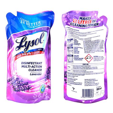 Lysol Lavender Disinfectant Multi Action Cleaner Ml