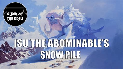 Isu The Abominable Snow Themed Lands Commander Deck Build Youtube