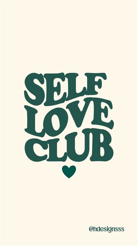 Self Love Club Print Trendy Posters Self Love Printable Etsy In 2023