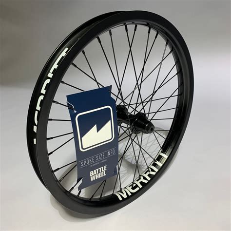 Merritt Battle Complete Front Wheel Pusher Bmx Mail Order