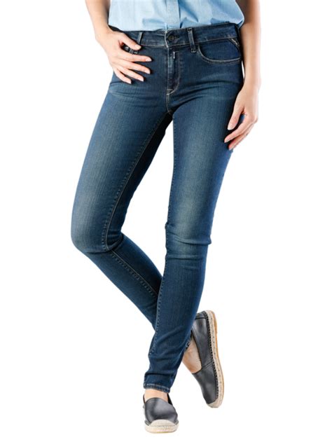 Replay New Luz Jeans Skinny Fit In Dunkelblau Jeans Ch