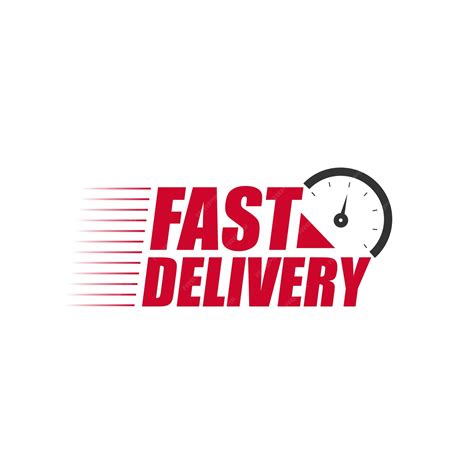 Premium Vector Fast Delivery Vector Icon With A Watch Or Timer Icon