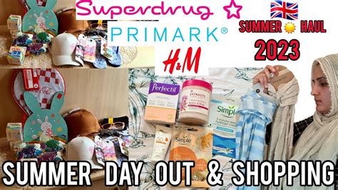 Primark Shopping Haul Shopping Haul Uk H M Sale Haul Superdrug Haul