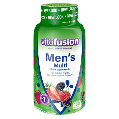 Vitafusion Men's Gummy Vitamins, 150 Count Multivitamin for Men - Walmart.com - Walmart.com