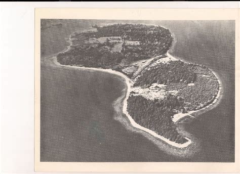 1965 aerial photo of Oak Island on an angle with view of future ...