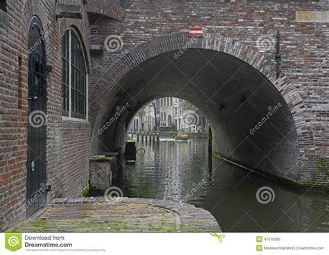 Canals of Utrecht stock image. Image of netherlands, europe - 47518385