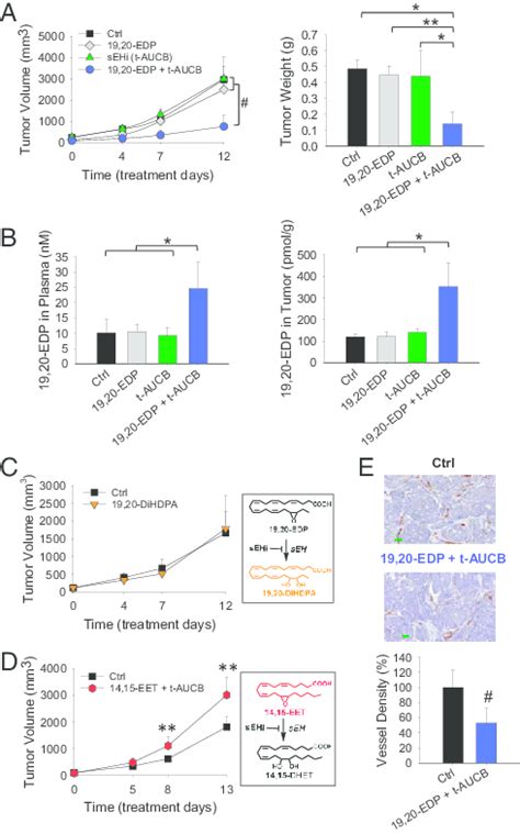 Edps Inhibit Primary Tumor Growth A Coadministration Of Edp