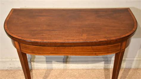 18th Century Mahogany Cross Banded Card Table