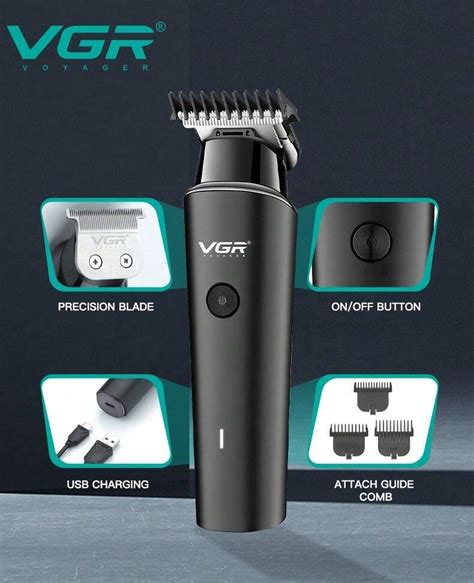 VGR Tondeuse à cheveux professionnelle VGR coupe cheveux rechargeable