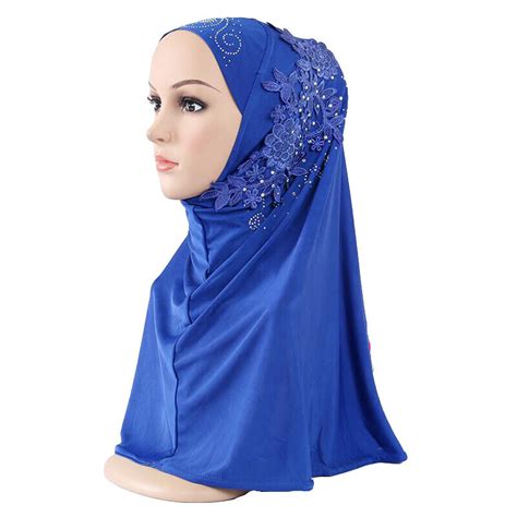 Islamic Women Hijab Wrap Shawl Muslim One Piece Amira Turban Instant