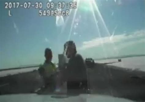 Video Dashcam Captures Handcuffed Woman Stealing Police Cruiser