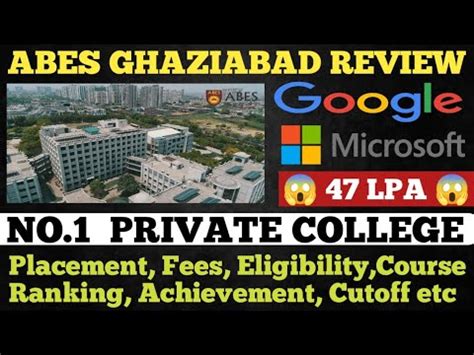 Abes Engineering College Ghaziabad Abes Ghaziabad Review Placement