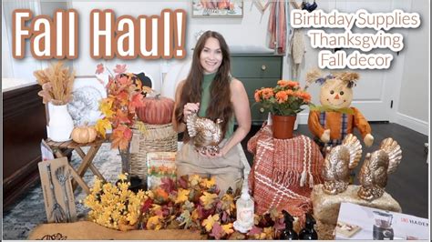 The Ultimate Fall Haul HomeGoods Hobby Lobby TJ Maxx For Decor