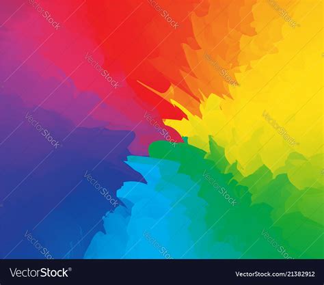 Abstract Fun Party Backdrop Multicolored Rainbow Vector Image