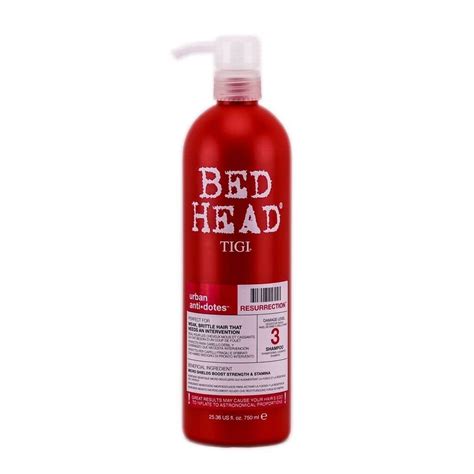 Tigi Bed Head Urban Anti Dotes Resurrection Shampoo Damage Level 3 25 36 Ounce