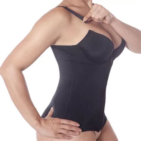 Camisete Vi Lingerie Cinta Compressão De Bojo Zíper Frontal