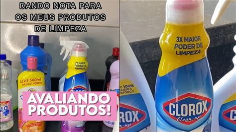 Avaliando Produtos De Limpeza YouTube