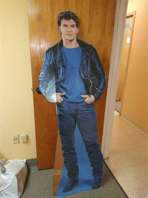 Lifesize Standee Cardboard Cutout Patrick Swayze Dirty Dancing Leather