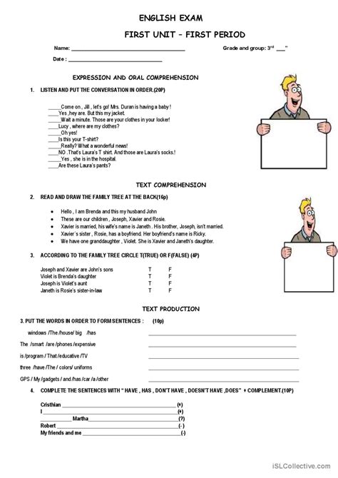 EXAMS English ESL Worksheets Pdf Doc