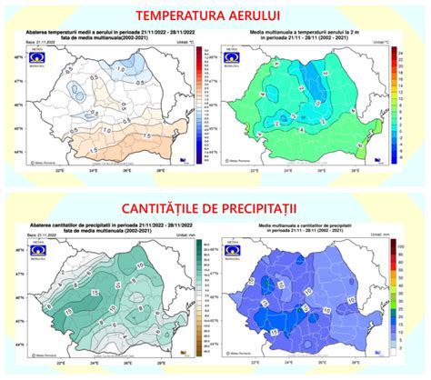 Prognoza meteo actualizată Cum va fi vremea în următoarele 4 săptămâni