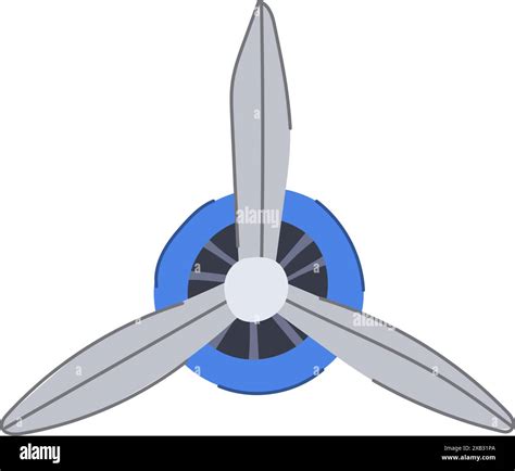 Plane Propeller Cartoon Vector Illustration Stock Vector Image Art