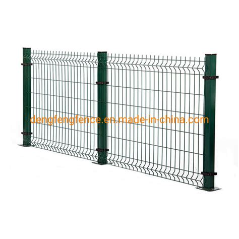 High Security Hot Dipped Galvanized Pvc Wire Mesh 3d Curvy Welded Fence China Curvy Fence And