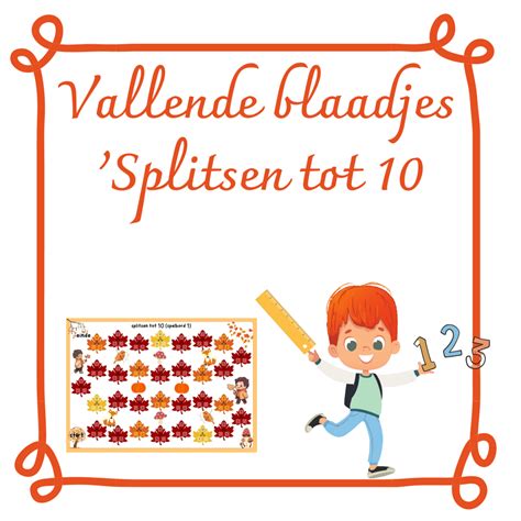 Spel Vallende Blaadjes Splitsen Tot Juf Illi