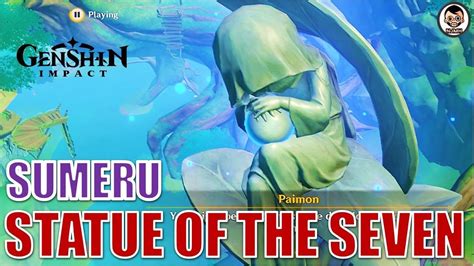 How to quickly reach to the Statue of the Seven in Sumeru | Genshin Impact