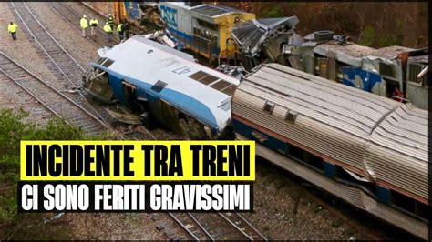 TERRIBILE SCHIANTO TRA DUE TRENI CI SONO FERITI GRAVISSIMI PORTATI D