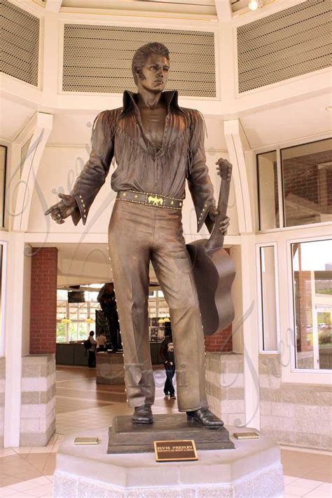 Bronze Elvis Presley Life Size Statue Trevi Statue