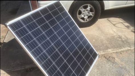 350 Watt Solar Panel From Ebay Youtube