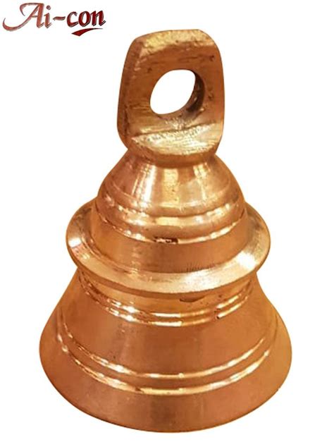 Golden Brass Polished Bell For Worship At Rs 640 Kg In Jalesar Id 20977678688